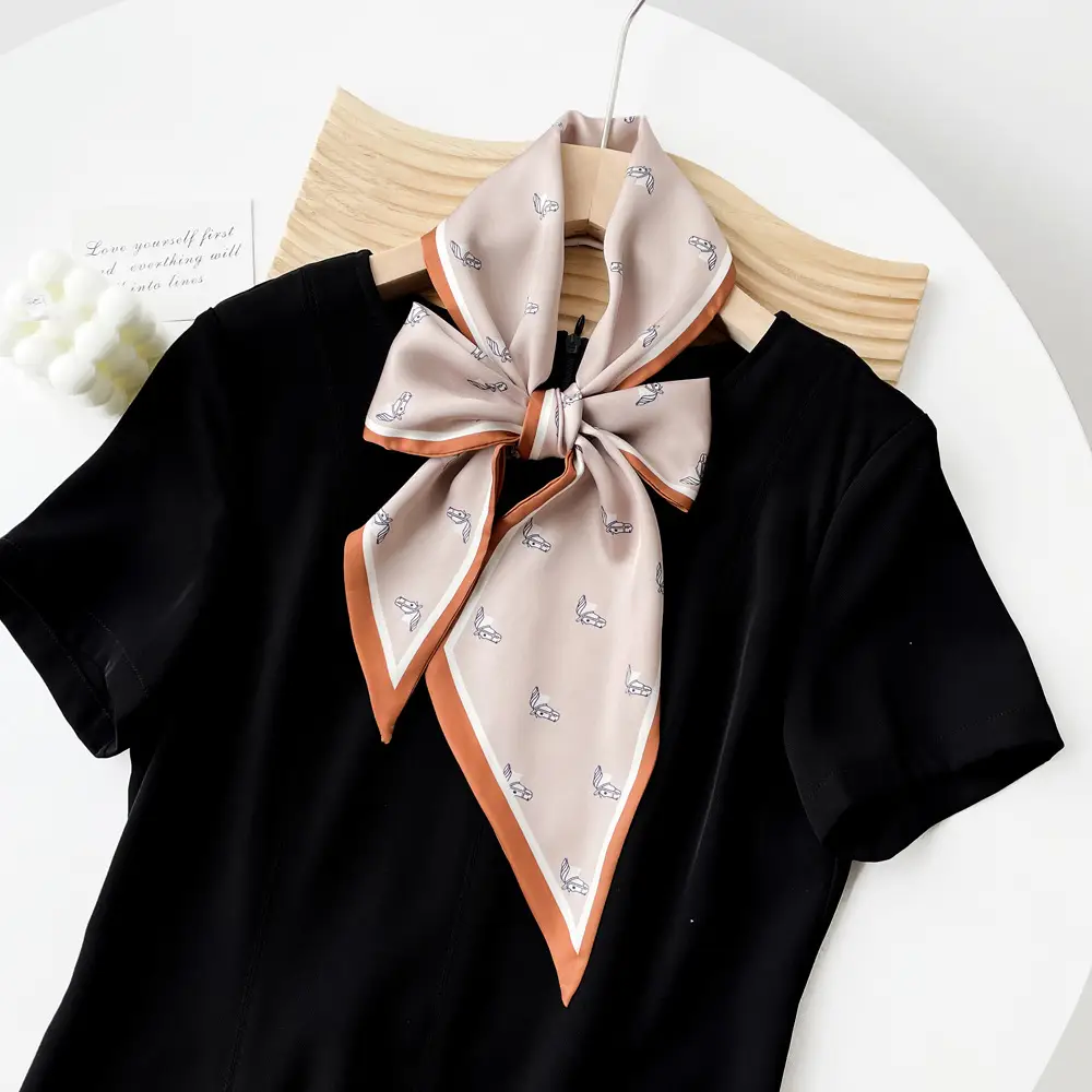 Women Korean Hair Belt Scarf Black Long Belt Belt Belt Belt Belt - Image 18