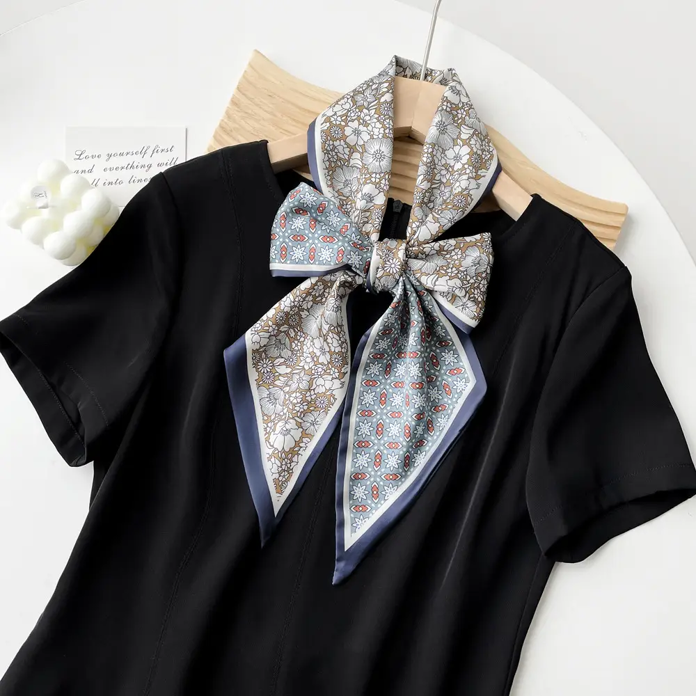 Women Korean Hair Belt Scarf Black Long Belt Belt Belt Belt Belt - Image 26