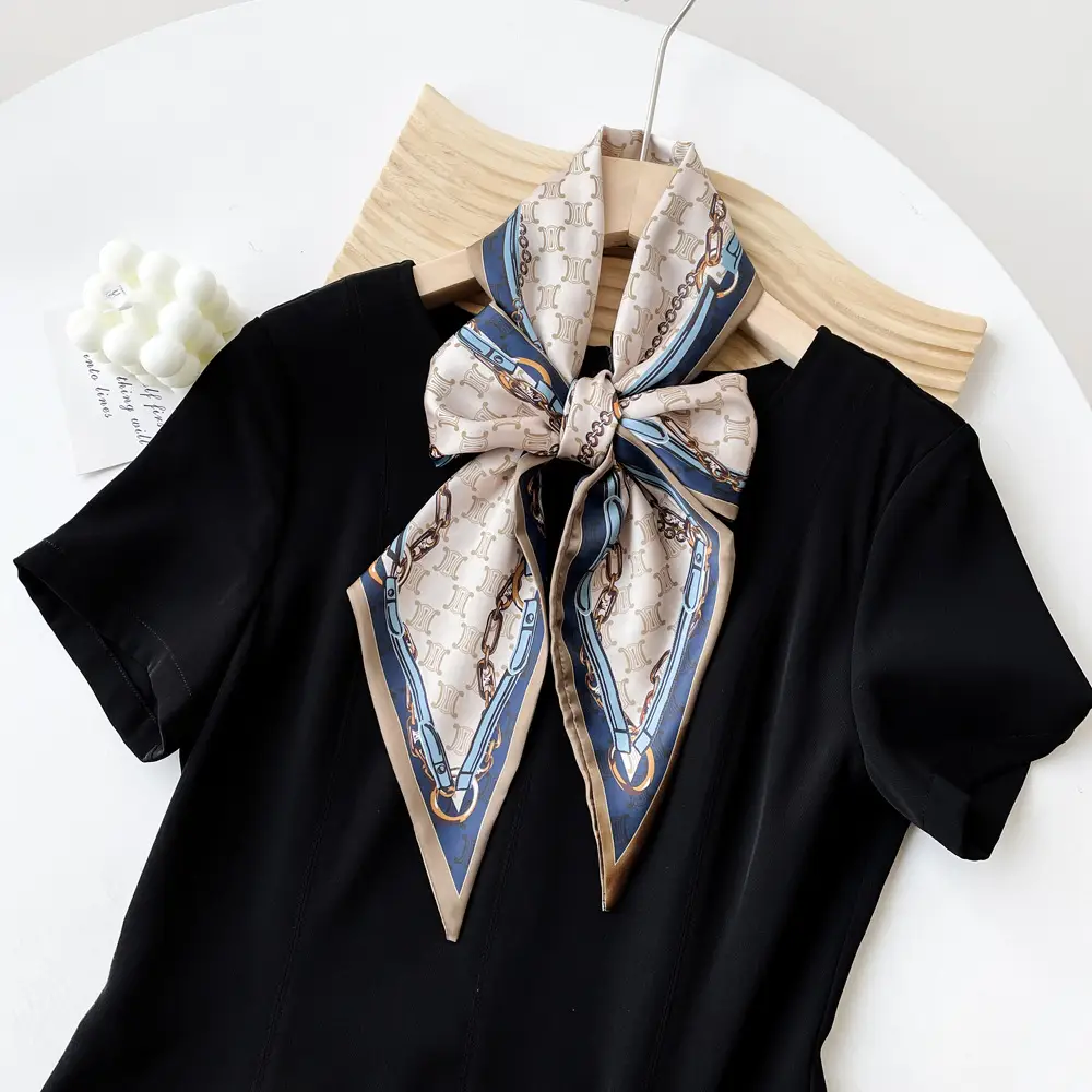 Women Korean Hair Belt Scarf Black Long Belt Belt Belt Belt Belt - Image 27