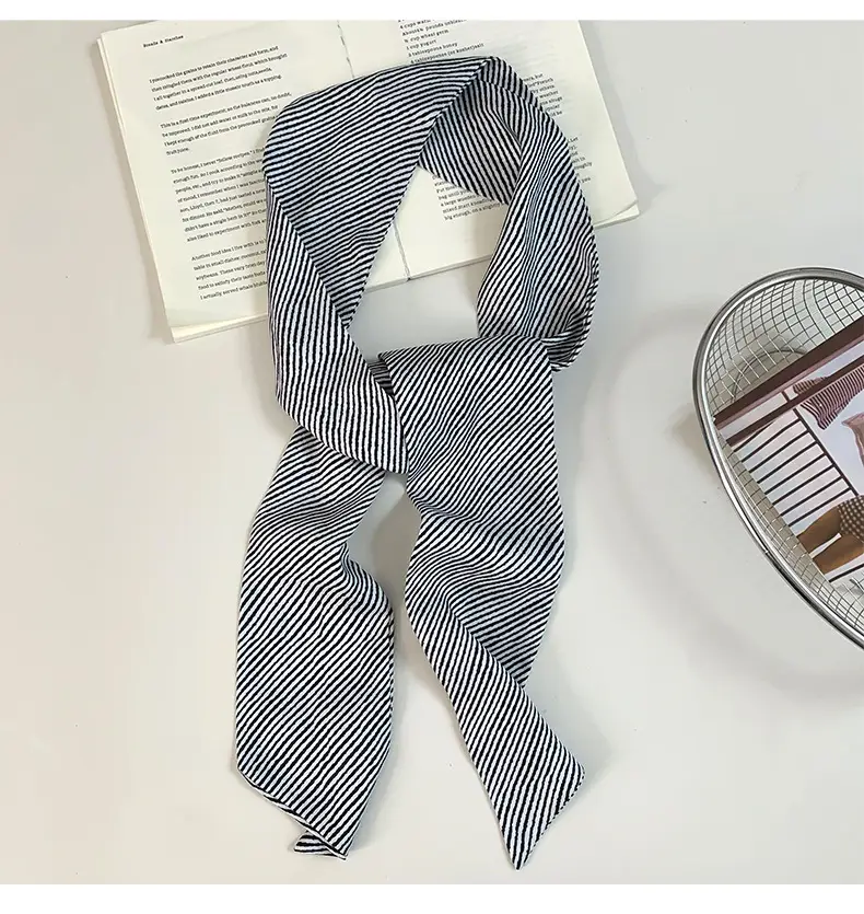 Silk Knot Tie Hair Band Scarf for Women — feature 8