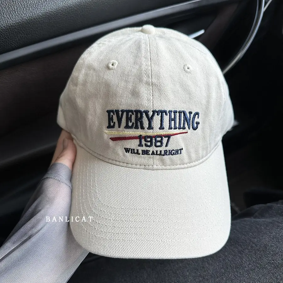 2024 Vintage Wash Cotton Baseball Cap Men Women Wide Brim - Image 7