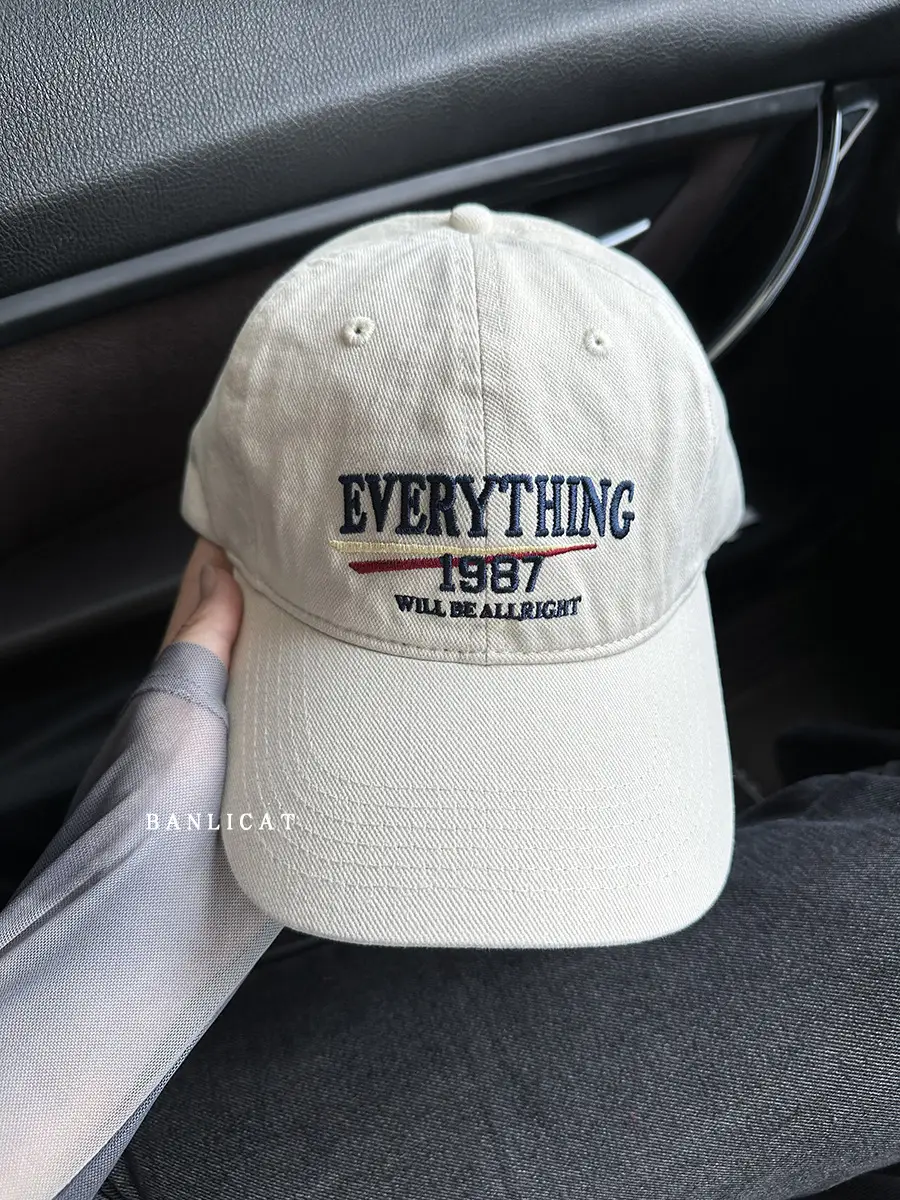 2024 Vintage Wash Cotton Baseball Cap Men Women Wide Brim - Image 2