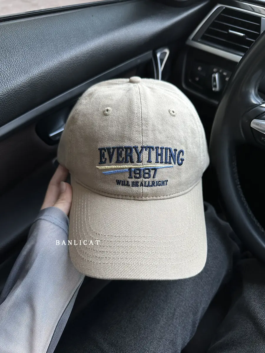 2024 Vintage Wash Cotton Baseball Cap Men Women Wide Brim - Image 6