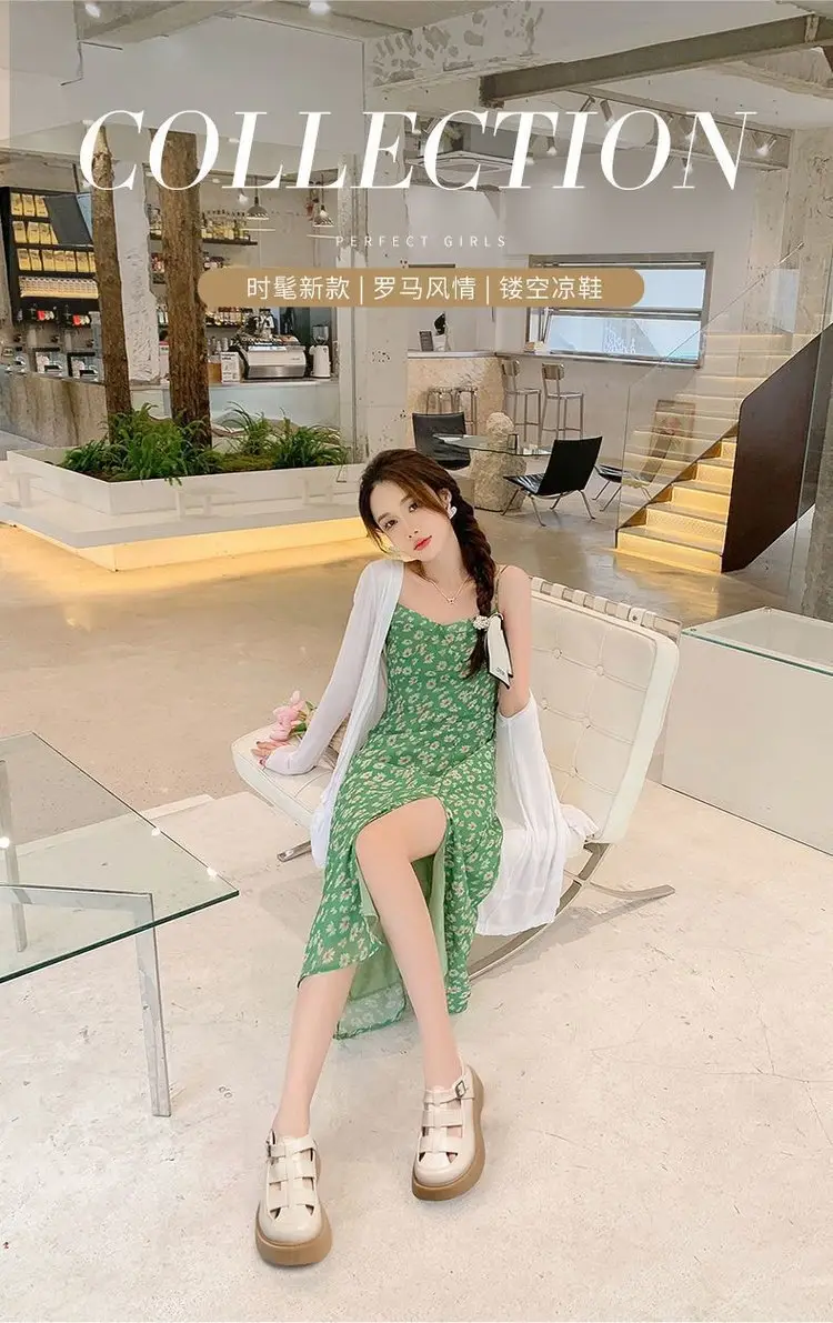 Women's Hollow Out Sandals Niche Design Summer 2025 — feature 1