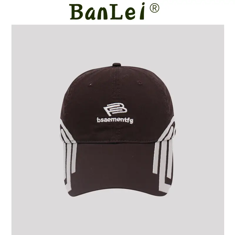Women Baseball Cap with Letter Embroidery & Duck Tongue Design