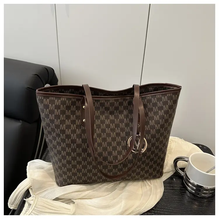 Women's Checkered Checked Shoulder Bag Large Capacity — feature 21