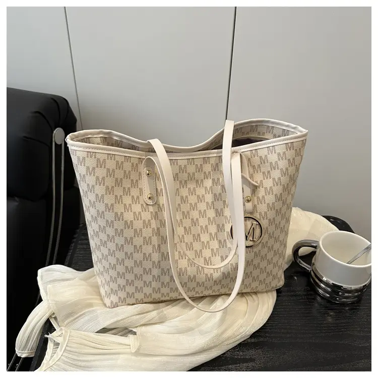 Women's Checkered Checked Shoulder Bag Large Capacity — feature 23