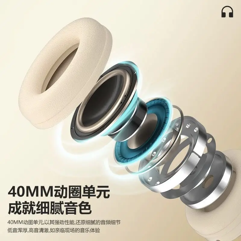 Wireless Bluetooth Headset with Active Noise Cancellation Black β feature 9