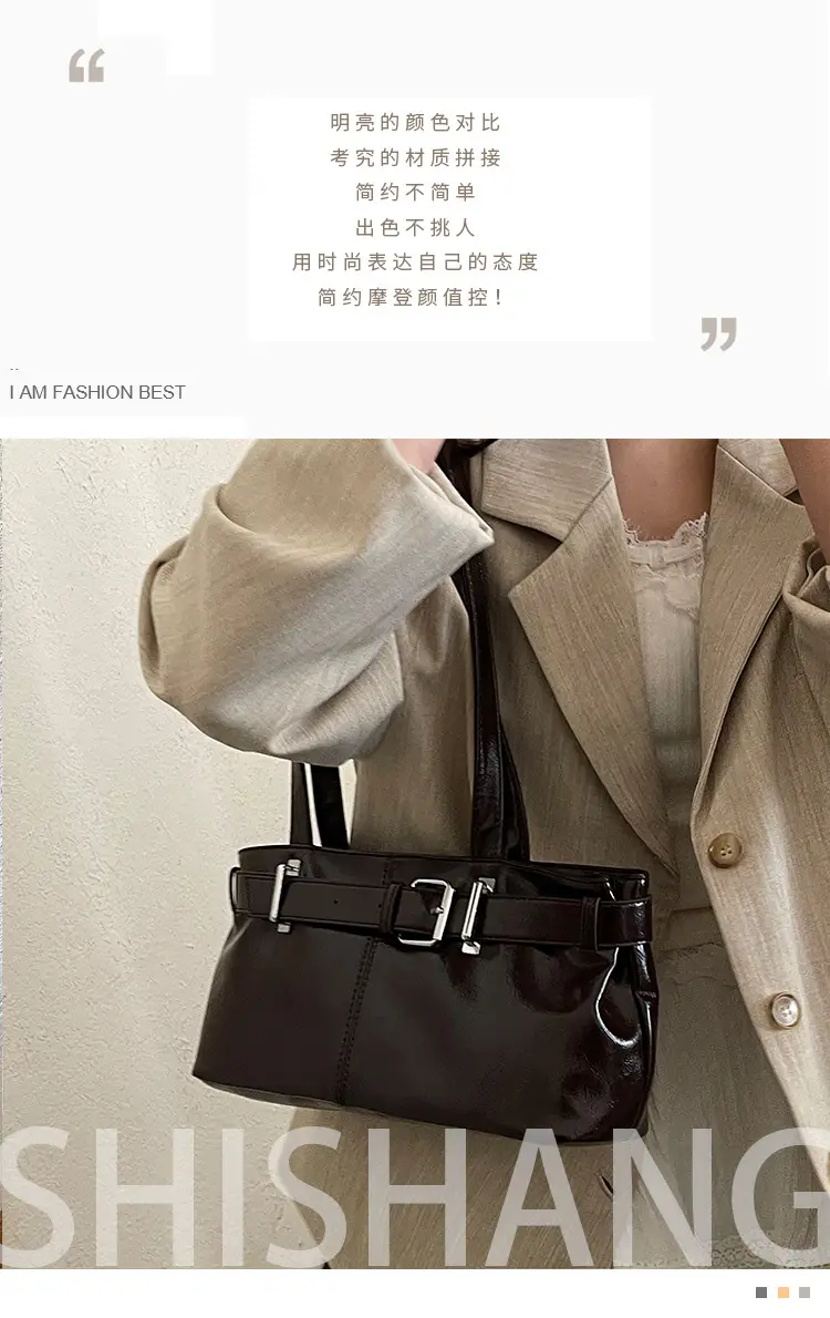 Women's Western Style Shoulder Bag Maroon Leather 2025 — feature 1