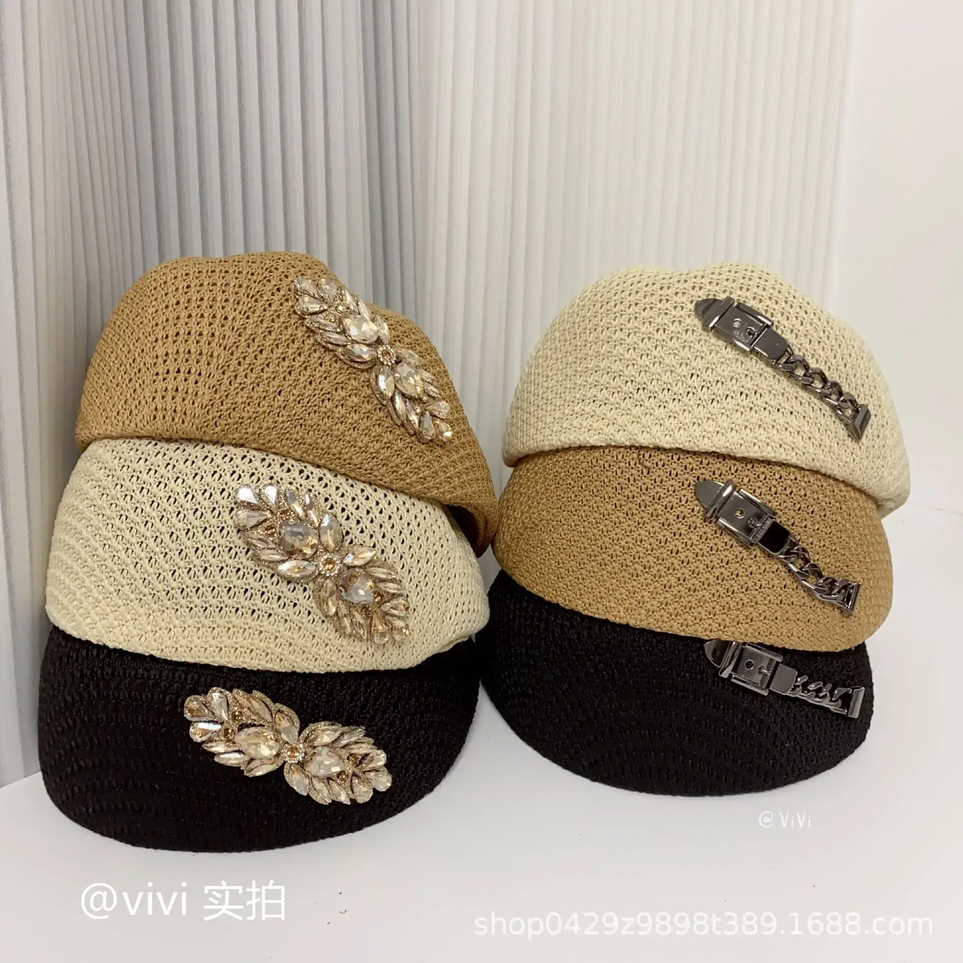 Black Mesh Forward Cap Women's High Set
