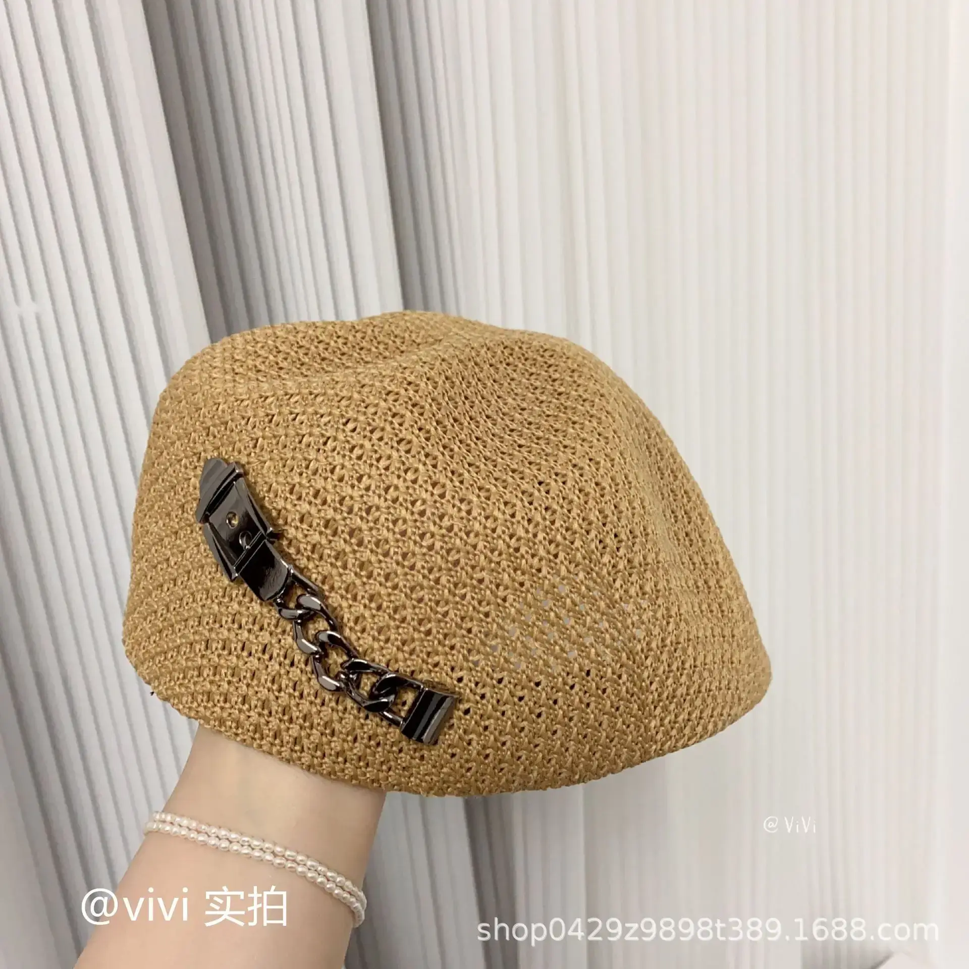 Black Mesh Forward Cap Women's High Set