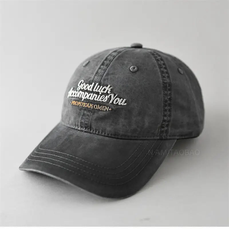 Vintage Washed Embroidered Baseball Cap for Men Women - Image 8