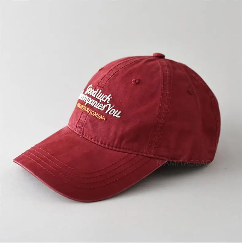 Vintage Washed Embroidered Baseball Cap for Men Women — feature 17