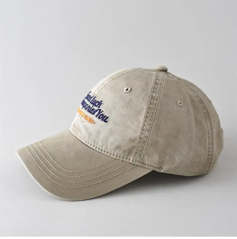 Vintage Washed Embroidered Baseball Cap for Men Women — feature 21