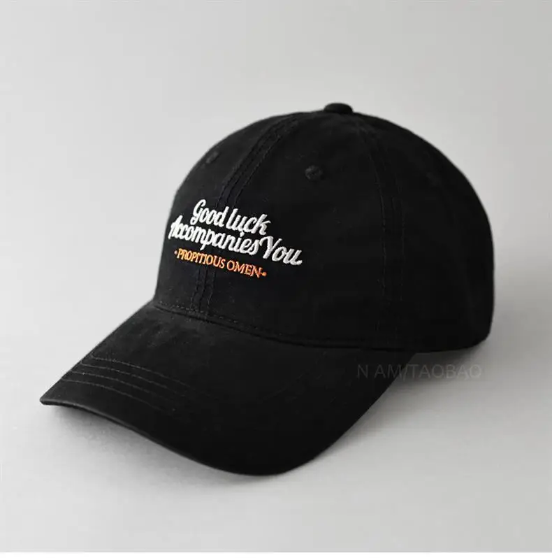 Vintage Washed Embroidered Baseball Cap for Men Women — feature 5
