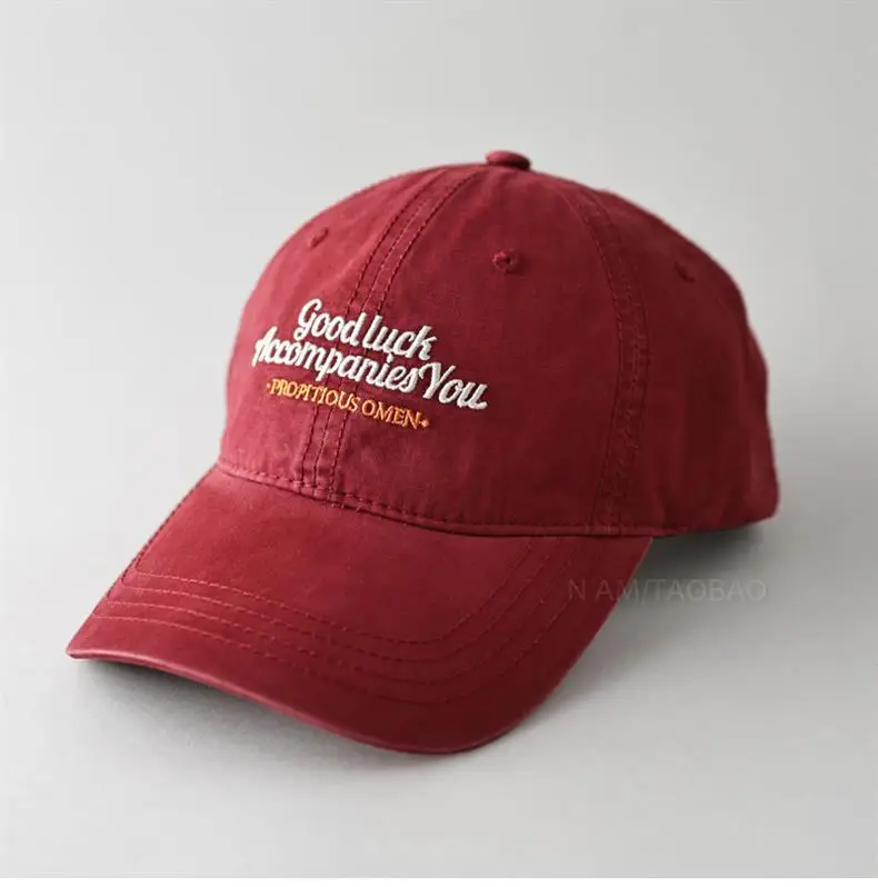Vintage Washed Embroidered Baseball Cap for Men Women — feature 6