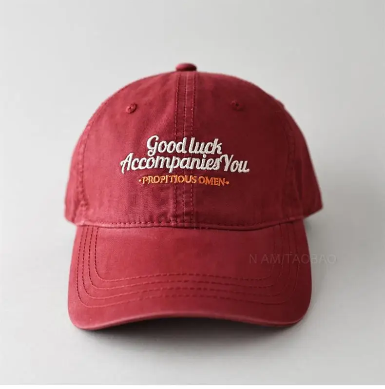 Vintage Washed Embroidered Baseball Cap for Men Women — feature 7