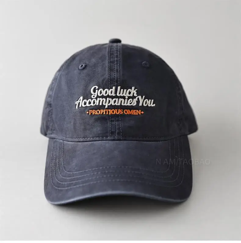 Vintage Washed Embroidered Baseball Cap for Men Women — feature 8
