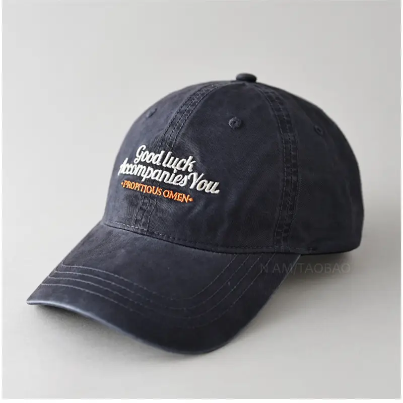 Vintage Washed Embroidered Baseball Cap for Men Women - Image 4