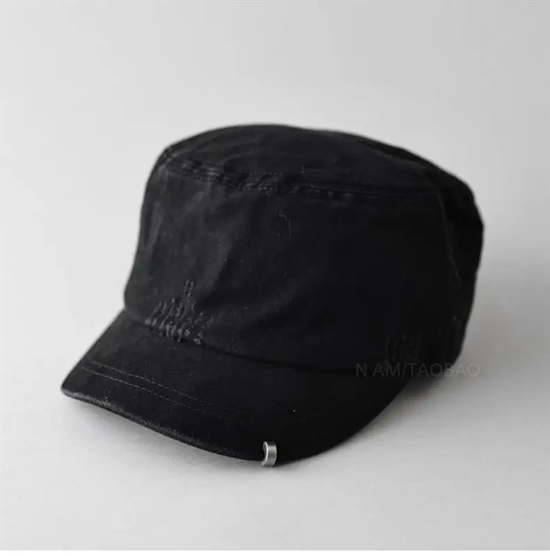 Women's Beige Flat Cap with Embroidered Design — feature 3
