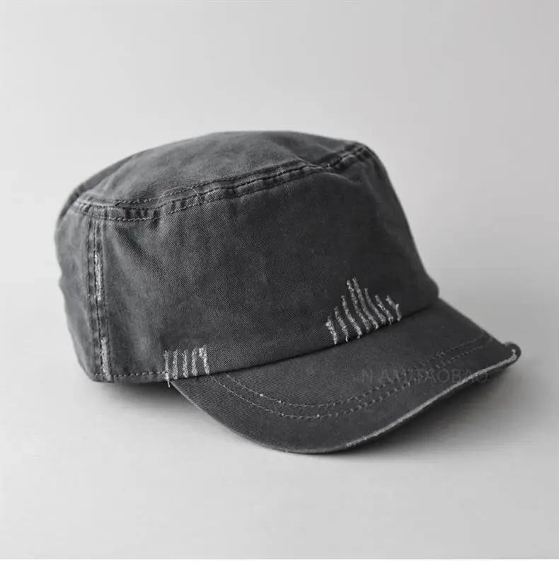 Women's Beige Flat Cap with Embroidered Design — feature 5