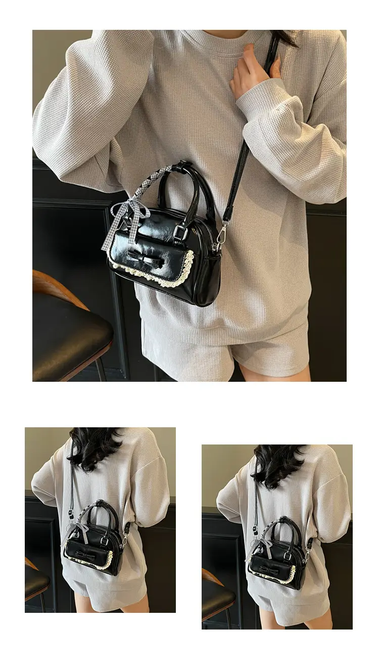 Korean Style Shoulder Crossbody Bowling Bag 2025 — feature 14