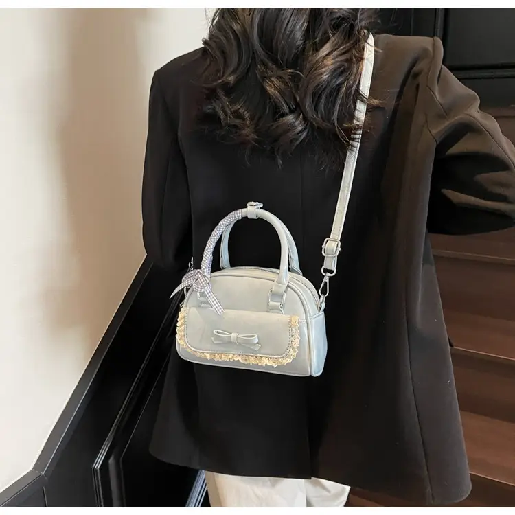 Korean Style Shoulder Crossbody Bowling Bag 2025 — feature 21