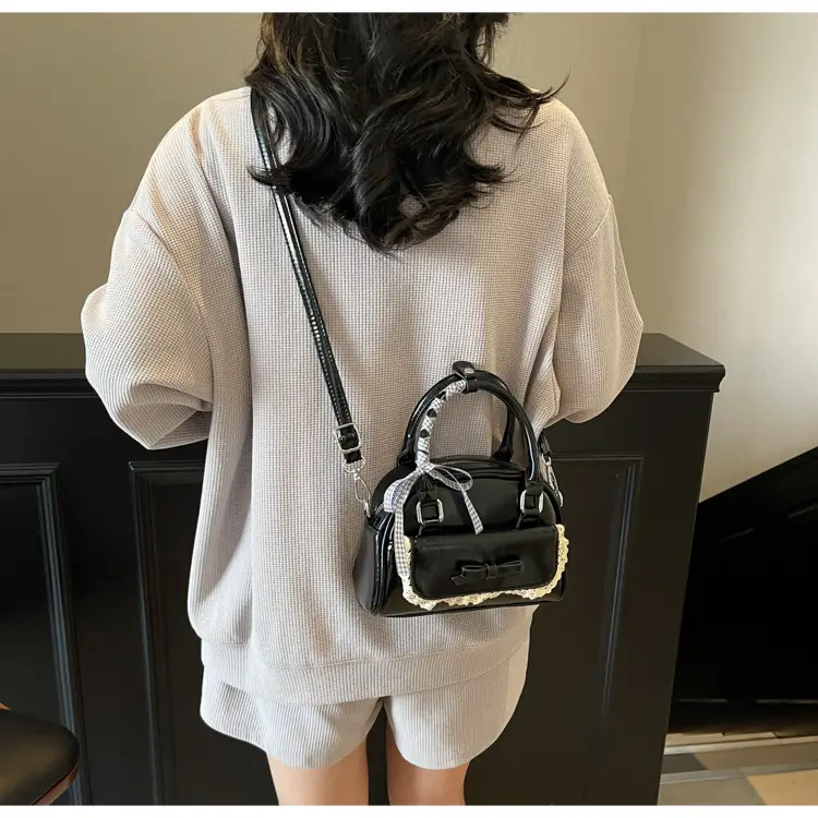 Korean Style Shoulder Crossbody Bowling Bag 2025 — feature 32