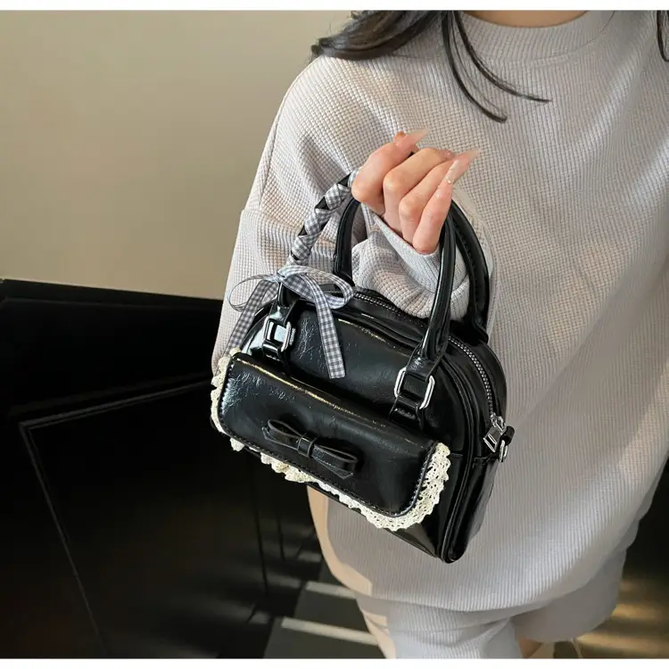 Korean Style Shoulder Crossbody Bowling Bag 2025 — feature 35