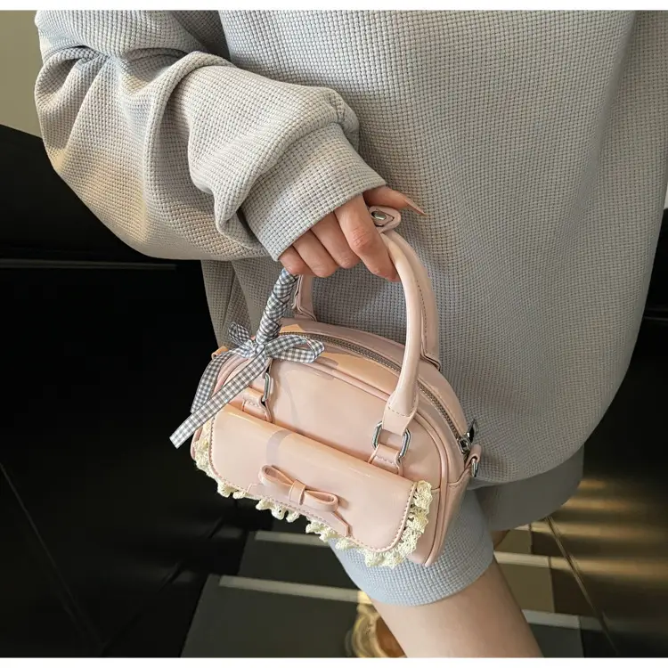 Korean Style Shoulder Crossbody Bowling Bag 2025 — feature 42