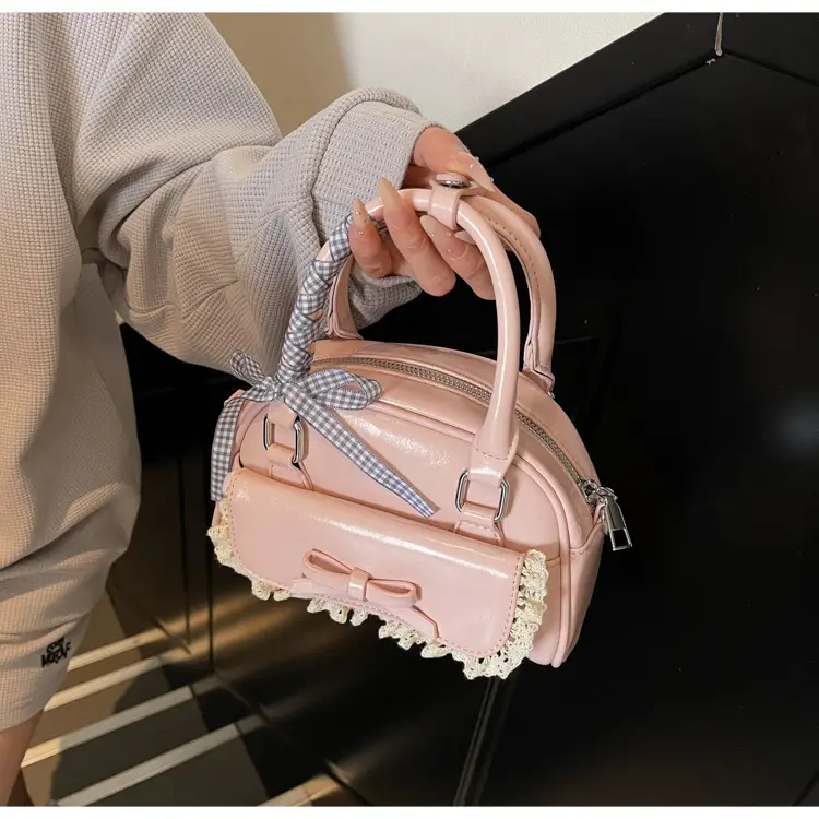 Korean Style Shoulder Crossbody Bowling Bag 2025 — feature 43