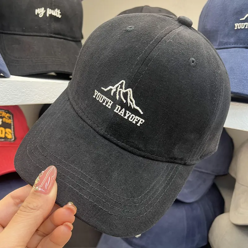Black Youth Dayof Hat with Mountain Embroidery - Image 2