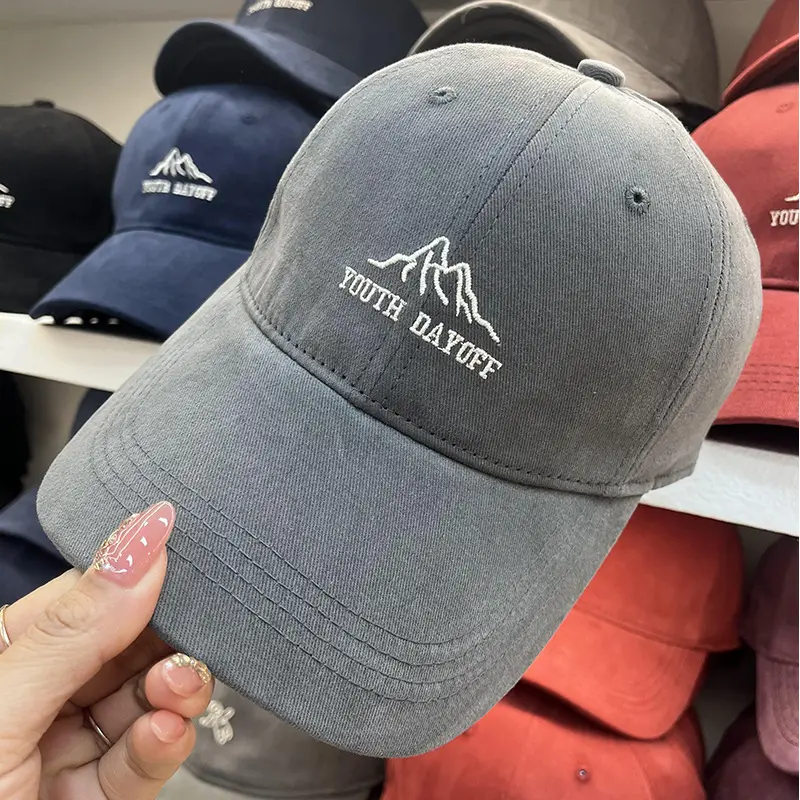 Black Youth Dayof Hat with Mountain Embroidery - Image 3