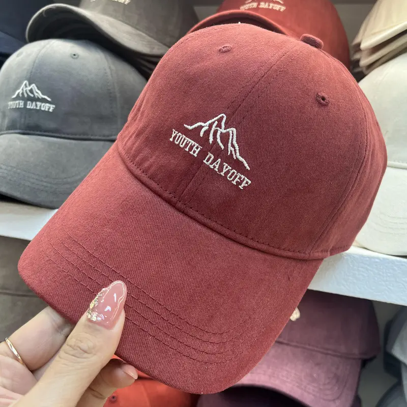 Black Youth Dayof Hat with Mountain Embroidery - Image 4