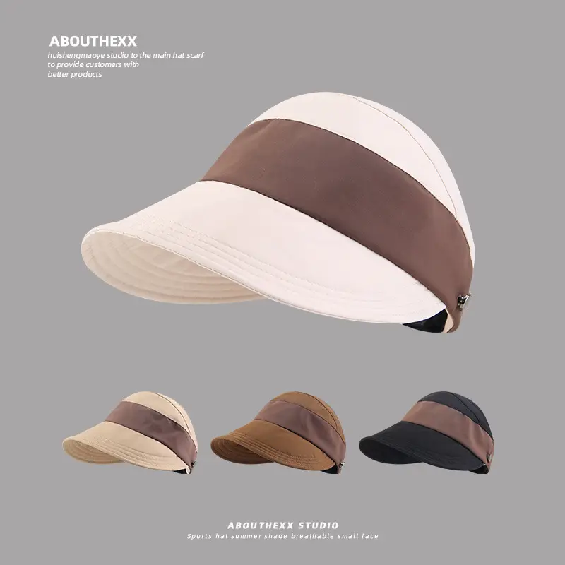 Women's Peach Sun Hat with Neck Strap - Image 3