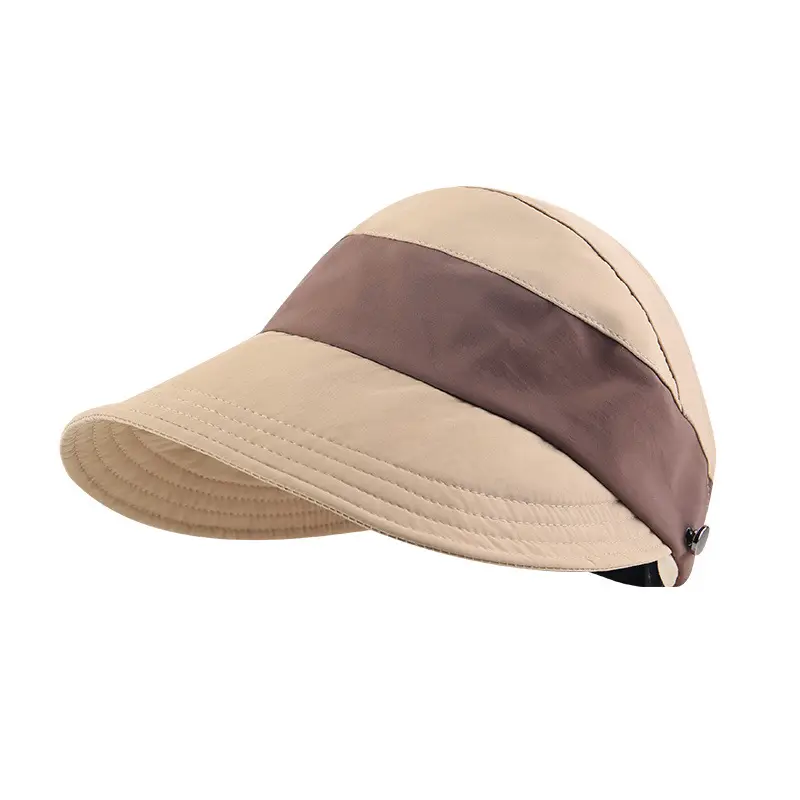 Women's Peach Sun Hat with Neck Strap - Image 6