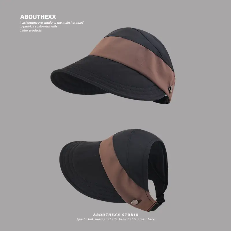 Women's Peach Sun Hat with Neck Strap — feature 5