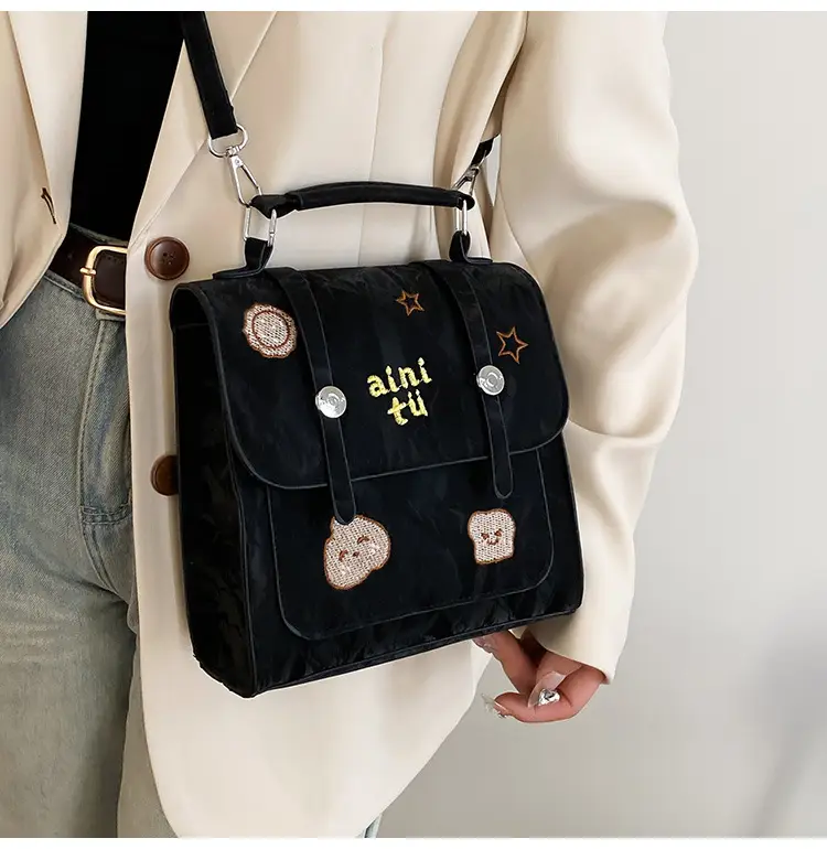 Women's White Embroidered Shoulder Crossbody Bag 2025 — feature 14