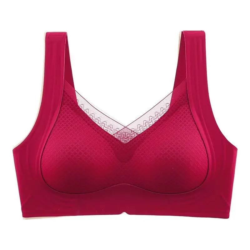 New Jersey Litching Underwear Women Small Adjustable Traceless Bra - Image 3