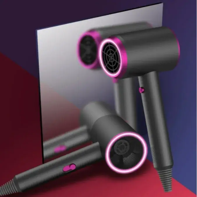 Mini Hair Dryer with Shake Sound & Tripping Protection - Image 7