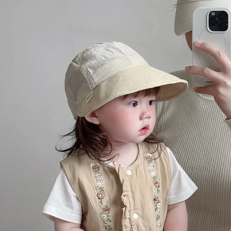 Baby Sun Hat with Big Brim Cap for Girls Spring Summer - Image 4
