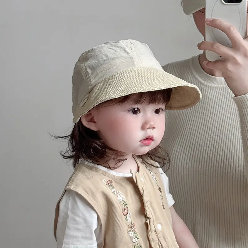 Baby Sun Hat with Big Brim Cap for Girls Spring Summer - Image 6