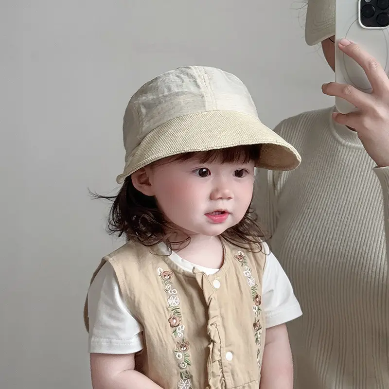 Baby Sun Hat with Big Brim Cap for Girls Spring Summer — feature 1