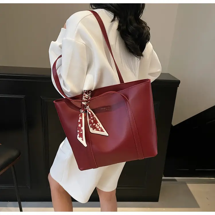 Women's Red Crossbody Bag with Bow Decor — feature 42