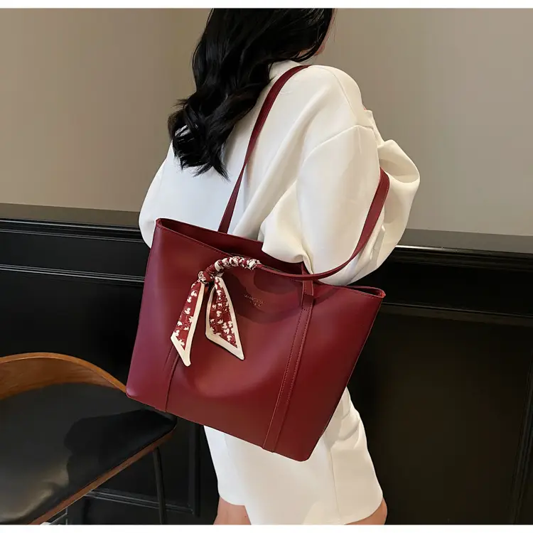 Women's Red Crossbody Bag with Bow Decor — feature 44