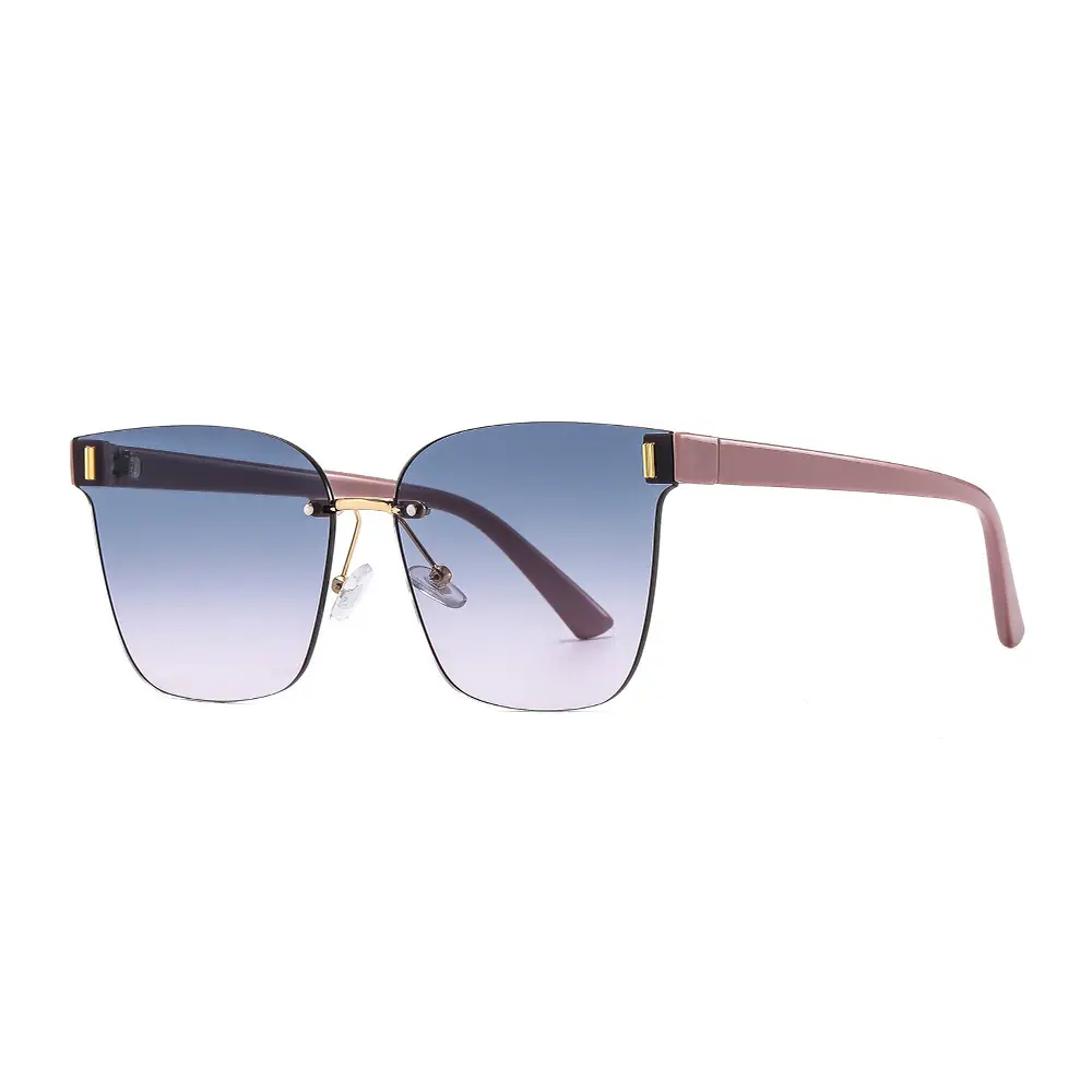 Trendy Anti-UV Brown Sunglasses for Women - Image 2