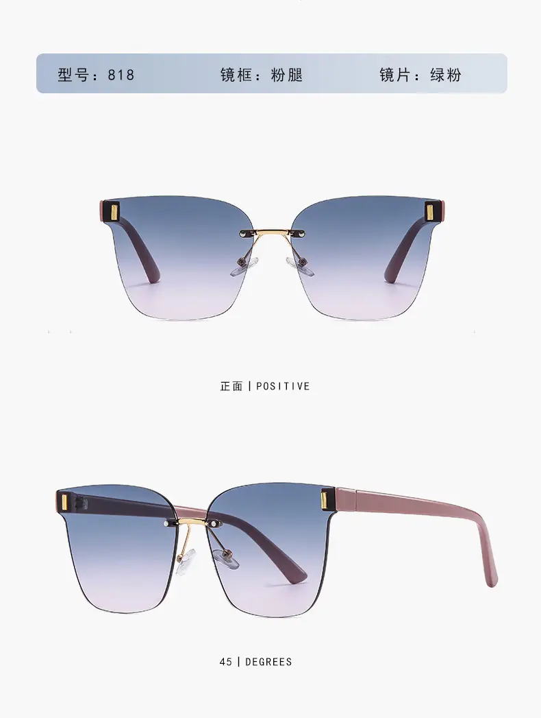 Trendy Anti-UV Brown Sunglasses for Women β feature 10