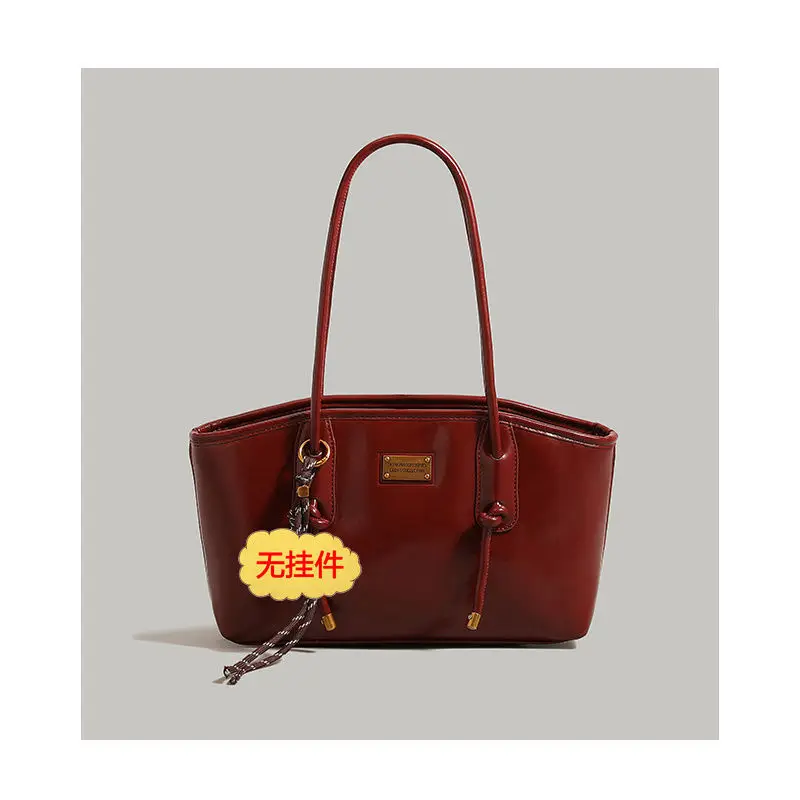 Red Festive Bride Wedding Bag Large Capacity Women's Tote