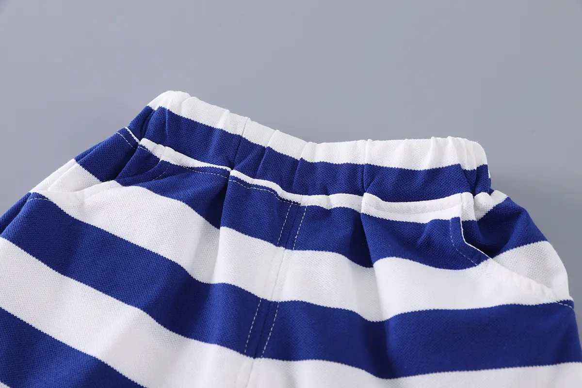 Baby Striped T-Shirt Suit 2025 Boys Summer 2-Piece — feature 12