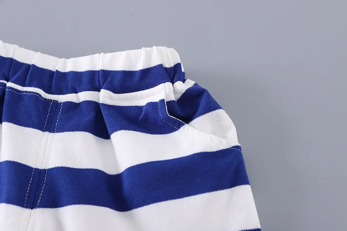 Baby Striped T-Shirt Suit 2025 Boys Summer 2-Piece — feature 13